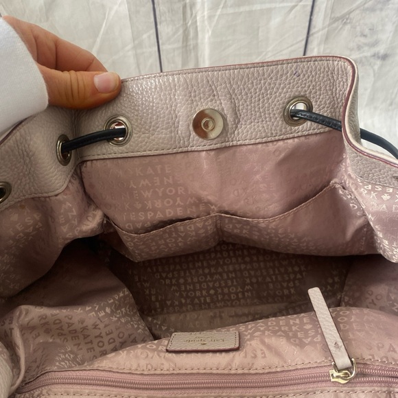 Kate Spade Black and Cream Backpack - Picture 4 of 13